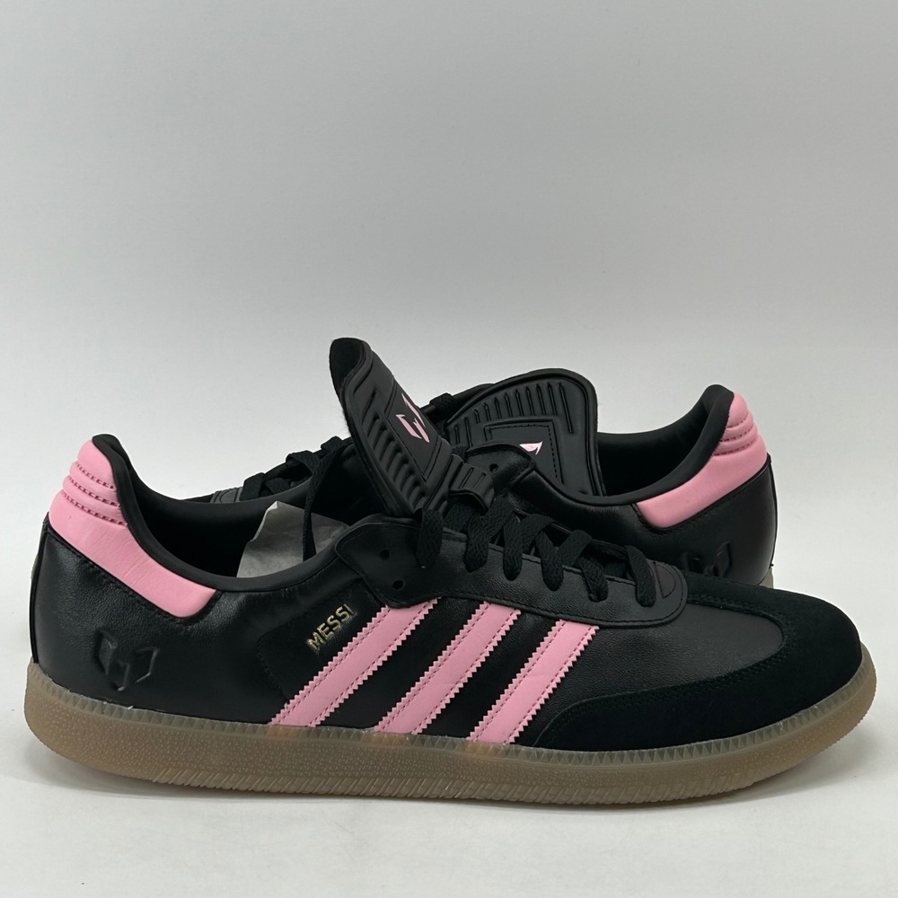 Adidas Samba Messi Inter Miami CF Mens 13 Black Pink JP7845 New With Tags Soccer